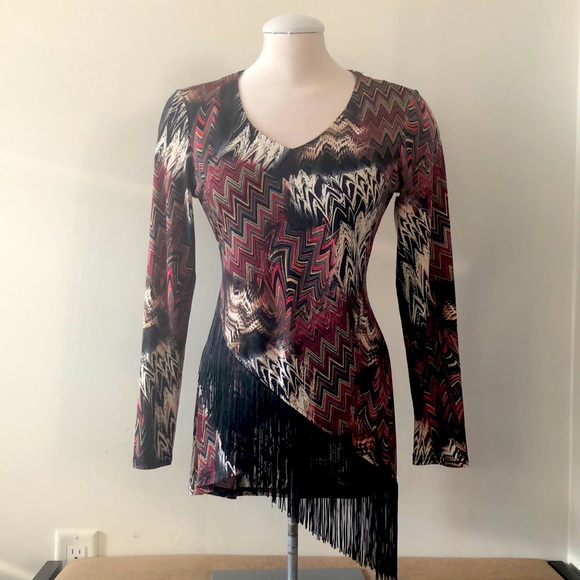 Michael Tyler fringe top - Picture 1 of 3